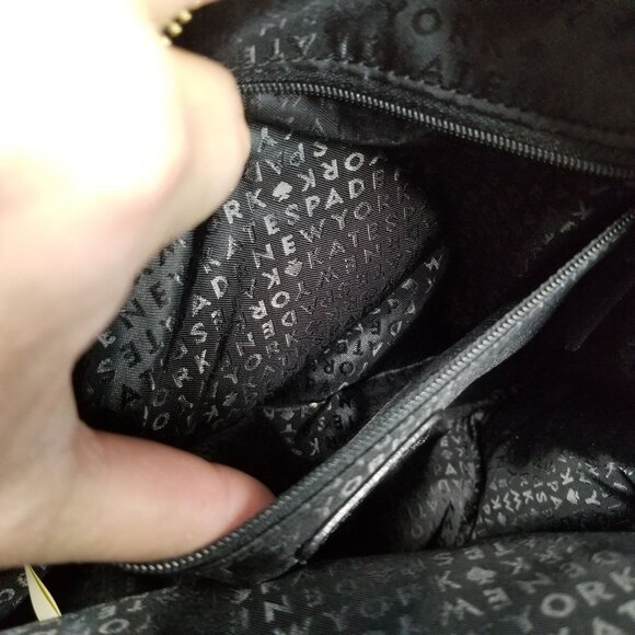 Kate Spade Purse Womens Black Nylon Bradley Wilson Road Backpack 11x9x6 - Picture 14 of 15